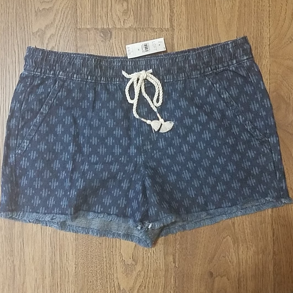 Loft Drawstring Printed Shorts